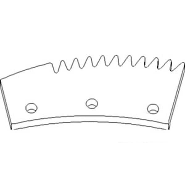 Aftermarket New RH Serrated Rotor Lug Fits Ford NH CR9040 CR9060 CR9070 + 87496791 - main